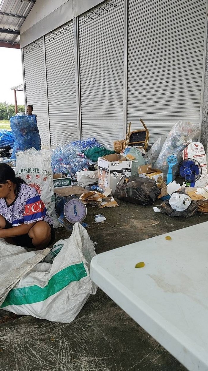 กองสาธารณสุขและสิ่งแวดล้อม ดำเนินการธนาคารขยะรีไซเคิล ประจำเดือน สิงหาคม 2569